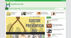 Desktop Screenshot of healthmandu.com
